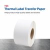 Tsc Thermal Transfer Labels, 4 Width x 6 Length, 3 Core, 8 OD, 1000 Labels Per Roll, 4/PK TT-400600-8-03